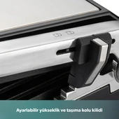 HOMEND Grilliant 1346h Inox Gövdeli Döküm Plakalı Tost Ve Izgara Makinesi thumbnail 7