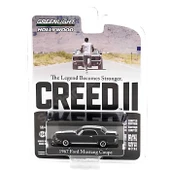 Greenlight 1:64 1967 Ford Mustang Coupe In Black With White Stripes - 2
