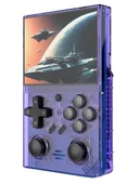 DR35 Plus Retro Oyun Konsolu Linux Sistemi 64G Kart 15000+ Oyun, 3.5 inç IPS Ekran Mor thumbnail 4