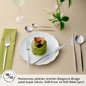Karaca Elegance Braga Platin 12 Kişilik 84 Parça Çatal Kaşık Bıçak Takımı - 4