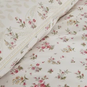 Karaca Home Sonya Yeşil %100 Pamuk Çift Kişilik Nevresim Takımı thumbnail 5