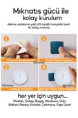Winesso Gece Lambası Hareket Sensörlü USB Şarjlı Tam Otomatik Led Işık 8 Led Mıknatıslı Gün Işığı - 3