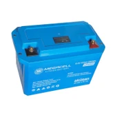 MEGACELL LiFePO4 12.8V 100Ah Karavan/Marin ABS Lityum Demir Fosfat Akü - 1