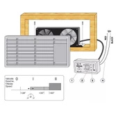 CBE P292-2 Çiftli Havalandırma Karavan Buzdolabı Fanı - 2