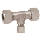 Gok 10-10-8mm Çelik Gaz Borusu Çoklayıcı T Bağlantı Aparatı - 1