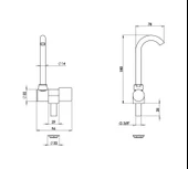 Can RB1486 Katlanır Krom Soğuk Karavan Musluğu thumbnail 2