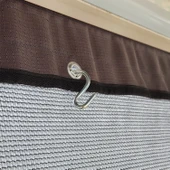 2K 150x80cm Karavan Tentesi Önü Askılı Cepli Ön Gölgelik thumbnail 6