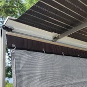 2K 150x80cm Karavan Tentesi Önü Askılı Cepli Ön Gölgelik thumbnail 5