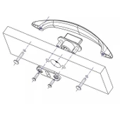 NIFU09CH Karavan Gizli Dolap Kilidi Krom - 2