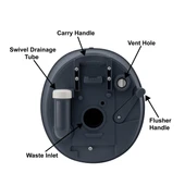 Berhimi Bepot 6000 20Lt Atık Tankı Portatif Tuvalet - 7