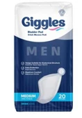 GİGGLES ERKEK MESANE PEDİ MEDIUM 20 Lİ - 1
