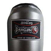 DragonDo DRGN-T52 Hakiki Deri Kaval Koruyucu Gri Kick Boks Kaval Koruyucu - 1