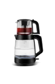 Karaca Glass Tea XL 2 in 1 Cam Çay Makinesi Shiny Black - 1