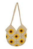El Örgüsü Motif Desenli İçi Astarlı Omuz Çanta BGL-ST04725 - 1