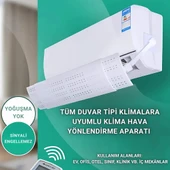 Polham Tüm Duvar Tipi Klimalara Uyumlu Hava Yönlendirme Aparatı, Yön Ayarlı Delikli Klima Siperik - 1