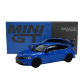 Mini Gt 1:64 Honda Civic Type R Boost Blue Pearl - 4