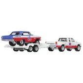 Hot Wheels Team Transport 63 Nova 88 Chevy Silverado 3500 HRV42 - 2