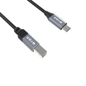 S-link SL-U2004 Usb2.0 1.5m Metal Başlıklı Siyah Yazıcı Kablosu - 1