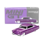 Mini Gt 1/64 Lincoln Capri Hot Rod 1954 Purple Metallic - 2