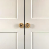 Ahşap Kulp Düğme Ağaç Desenli Mobilya Dolabı  Çocuk Odası Çekmece Mutfak Dolap Kulpu Kulbu Kulpları thumbnail 7