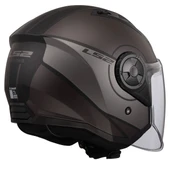 LS2 AIRFLOW 2 COVER MAT SİYAH-GRİ KASK thumbnail 6