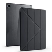 Samsung Galaxy Tab S6 Lite 2024 P620 10.4 İnç Katlanabilir Kalemlikli Standlı Akıllı Kılıf  Siyah thumbnail 1