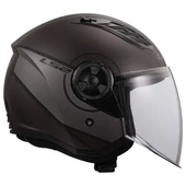 LS2 AIRFLOW 2 COVER MAT SİYAH-GRİ KASK thumbnail 7