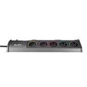 S-link PRZ01 PrizHive 3M 1860 Joule 1.5mm 1 Usb 1 TypeC 2.1A/5V 16A 250V 3680W 10lu Akım Korumalı Priz - 2