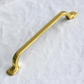 Mobilya Mutfak Dolabı Çekmece Dolap Kulpları Kulbu Kapak Kulpu 160 mm Gold Altın Kulp thumbnail 2
