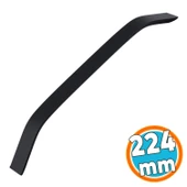 Mobilya Çekmece Mutfak Dolabı Dolap Kulpları Kulbu Kulpu Siyah Metal Kulp 224 mm - 22.4 cm thumbnail 1