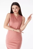 Bisiklet Yaka Kadın Mini Elbise - 2