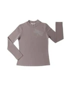 Toontoy Kız Çocuk Önü Taş İşlemeli Okul Tişört thumbnail 2