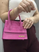 Luxe pembe cilt çanta - 1