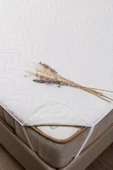 Kapitoneli Tek Kişilik Yatak Koruyucu Sıvı Geçirmez Alez (90 X 200 ) - 3