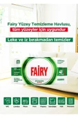 Fairy Power Wipes Yüzey Temizleme Mendili 100 Yaprak | Beyaz Sabun | Beyaz Sirke & Karbonat - 4