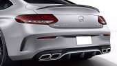MERCEDES C SERİSİ W205 COUPE C63 AMG DİFÜZÖR+EGZOZ UÇLARI - 2