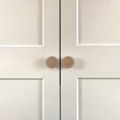 Ahşap Kulp Düğme Çiçek Desenli Mobilya Dolabı Dolap Çocuk Odası Çekmece Mutfak Kulpu Kulbu Kulpları thumbnail 6