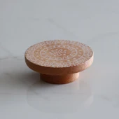 Ahşap Kulp Düğme Çiçek Desenli Mobilya Dolabı Dolap Çocuk Odası Çekmece Mutfak Kulpu Kulbu Kulpları thumbnail 5