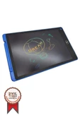 T12 Mavi Writing Tablet Lcd 12 Inç Dijital Kalemli Çizim Yazı Tahtası - 1