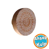 Ahşap Kulp Düğme Çiçek Desenli Mobilya Dolabı Dolap Çocuk Odası Çekmece Mutfak Kulpu Kulbu Kulpları thumbnail 1