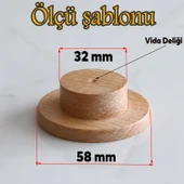 Ahşap Kulp Düğme Çiçek Desenli Mobilya Dolabı Dolap Çocuk Odası Çekmece Mutfak Kulpu Kulbu Kulpları thumbnail 2