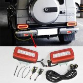MERCEDES G SERİSİ W463 LEDLİ ARKA TAMPON REFLEKTÖRÜ SETİ KIRMIZI - 2