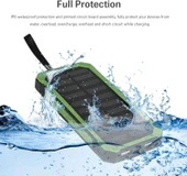 Shanrya WinmetEuro Taşınabilir Powerbank, 20000 mAh Büyük Kapasiteli Güç Bankası Kılıfı Güç Tasarrufu Ev için Okul için Açık Hava (yeşil) - 2