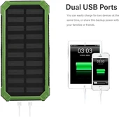 Shanrya WinmetEuro Taşınabilir Powerbank, 20000 mAh Büyük Kapasiteli Güç Bankası Kılıfı Güç Tasarrufu Ev için Okul için Açık Hava (yeşil) - 1