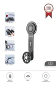 Torima JX-057 Siyah Güçlü Manyetik 360° Dönebilen, Esnek, Yapışkan Tabanlı, Sarsıntı Önleyici Araç İçi Telefon Tutucu - 1