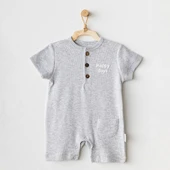 Andywawa Ac25893 Basic Bebe Tulum Grey Melange - 1