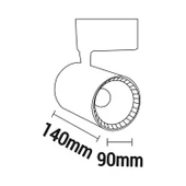 Maxled 30W LED Ray Spot Armatür 4000K MX-3087 - 2
