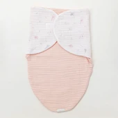 Andywawa Ac25518 Love Family Müslin Bebe Kundak Salmon - 1