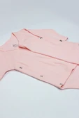 Bistyle Organic Modal Flying Balloons Kruvaze Uzun Kol Body Bs17121 Pembe - 5