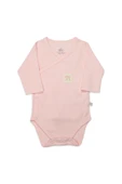 Bistyle Organic Modal Flying Balloons Kruvaze Uzun Kol Body Bs17121 Pembe - 1